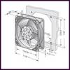 Ventilateur  MITO 10724 119 x 119 x 38 mm 230 V PIECE D'ORIGINE