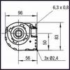 Ventilateur tangentiel ebmpapst QLZ06/0018-2518 turbine 180 mm -30 à +110 °C 130 m³/h PIECE D'ORIGINE