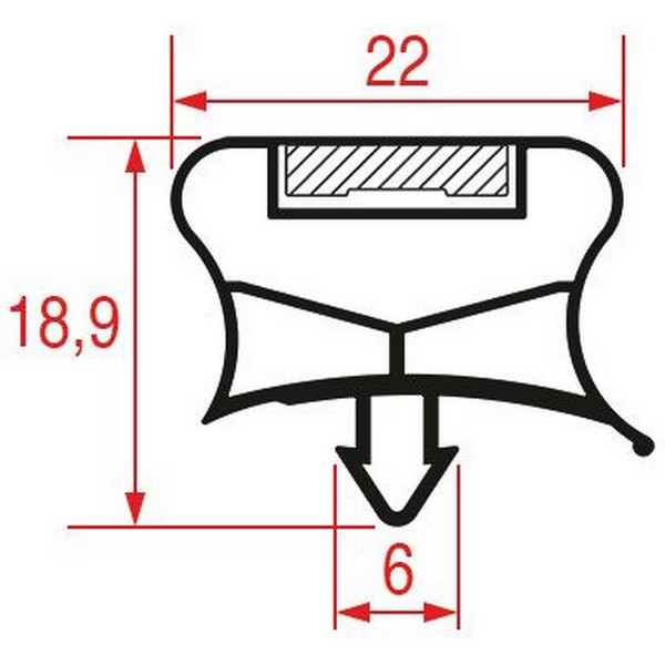 Joint MISA 3 COTES 2000x1015x2000 mm PIECE D'ORIGINE