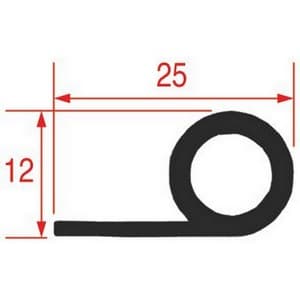 Joint porte de four Capic I304008 profil 2957 PIECE D'ORIGINE