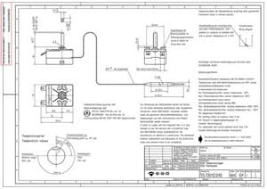 Thermostat Monophasé  Whirlpool 375005 481227118029 température 30-85°C PIECE D'ORIGINE