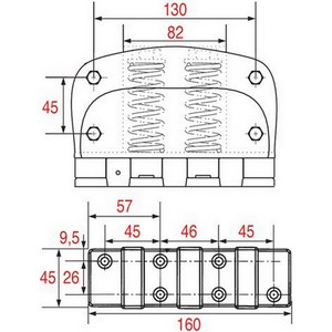  Charnière FERMOD  0452100 0452100R  0452100R-23 PIECE D'ORIGINE