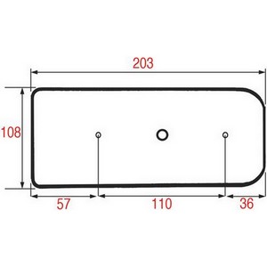 Fermeture MTH 500TN 13CES001 13021 13CES002 13019 694074 pour porte de chambre froide extérieur entre-axe de fixation 110 mm PIECE D'ORIGINE