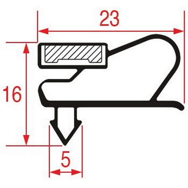 Joint à encastrer  IARP 1570x610 mm 