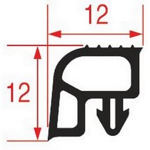 Joint pour cellule/ comptoir PRIOLINOX profil 9957 de 12 m PIECE D'ORIGINE