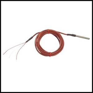 Sonde de température PT100 câble silicone 3 m -100 à +450°C  