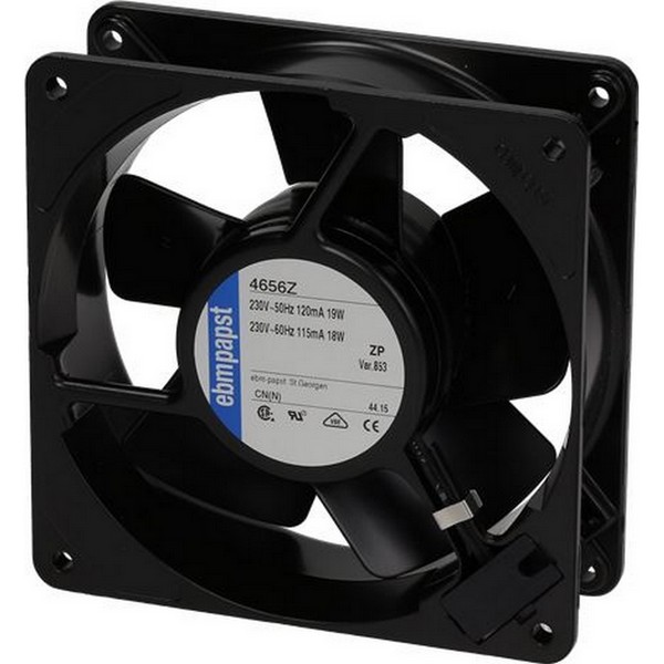 VENTILATEUR AXIAL EBM 4656Z 119 x 119 x 38 mm 230 V 18W palier roulement à billesPIECE D'ORIGINE