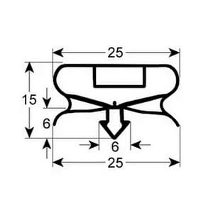 Joint FRENOX 5033846  encastrer 610x405 mm PIECE D'ORIGINE 