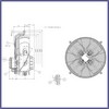 Ventilateur avec grille ZIEHL-ABEGG FB050-VDK.4I.V4P Ø 500 mm 450 W triphasé ventilation aspirante PIECE D'ORIGINE